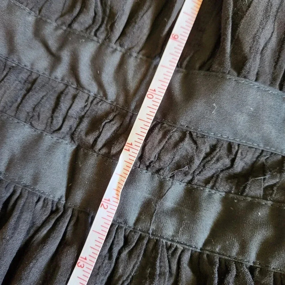 Women's WILD FABLE Target Tie Back Mini Fit & Flare Dress SZ XXS Black Minimalis - Picture 8 of 14